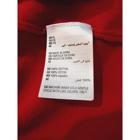 NEW KAREN SCOTT Red Sweater Tunic Top PETITE Large Soft Career Casual Dressy - Picture 5 of 7